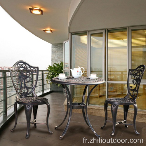 Table de patio Set de salle à manger de jardin de jardin extérieur